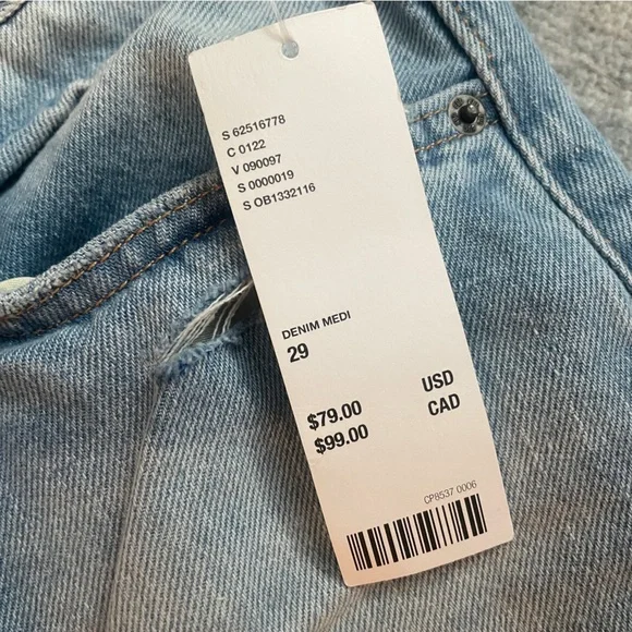 Urban Outfitters Blue Flare Wide Leg Jeans - Picture 7 of 9